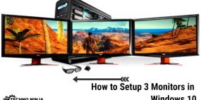 How To Setup 3 Monitors In Windows - The Techno Ninja