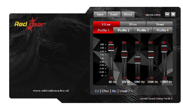 What are the installation instructions for the Redgear Cosmo 7.1 driver?