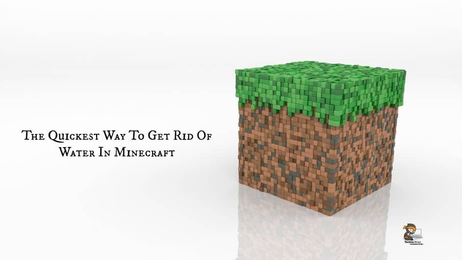 The Quickest Way To Get Rid Of Water In Minecraft