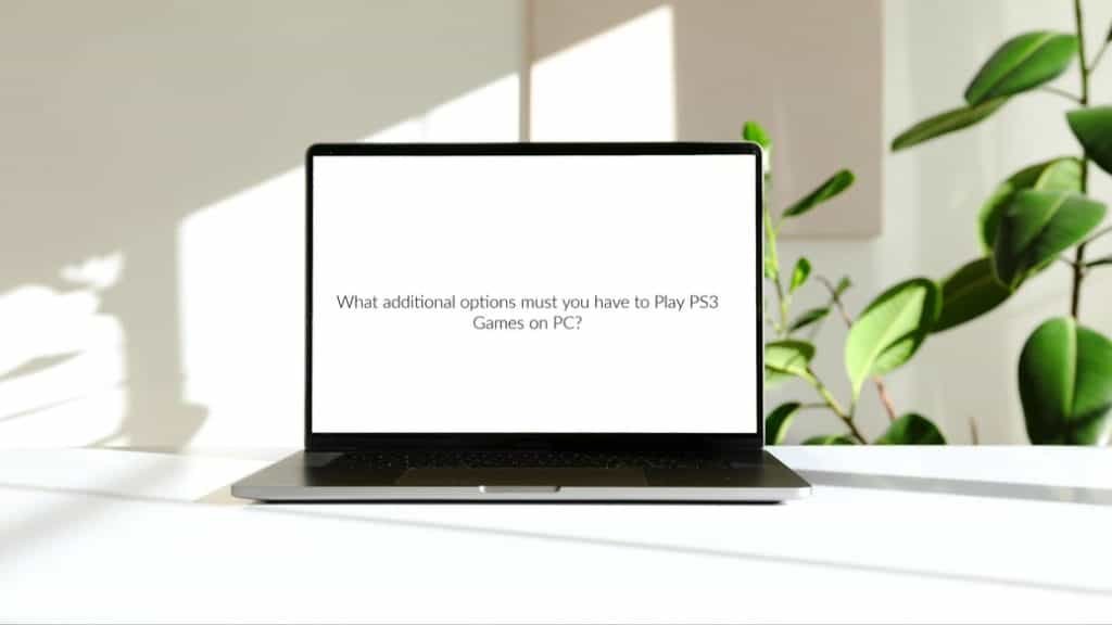 What additional options must you have to Play PS3 Games on PC?