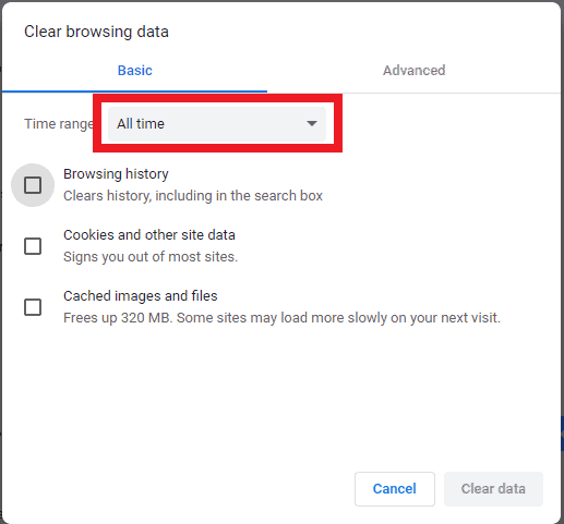 Clear Google History on a Computer step 3