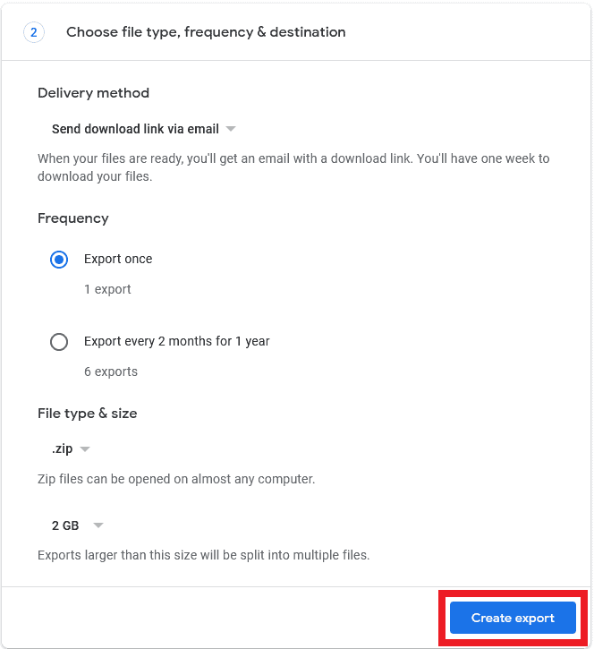 How to Download and Save Your Data step 9