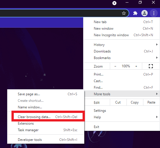 Clear Google History on a Computer step 1