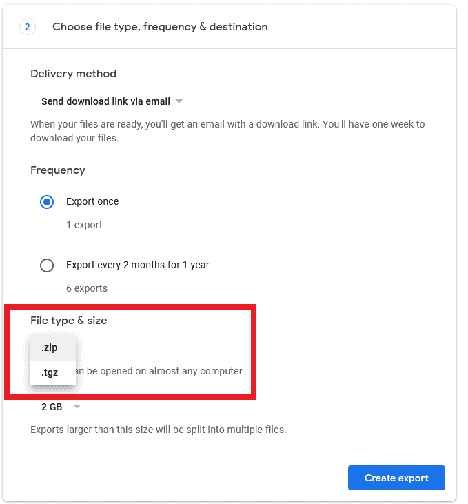 How to Download and Save Your Data step 7