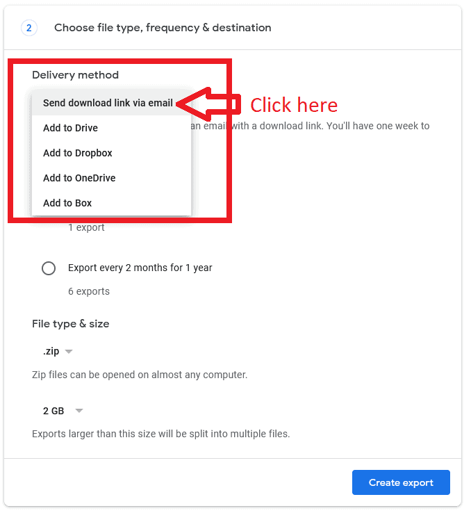 How to Download and Save Your Data step 5