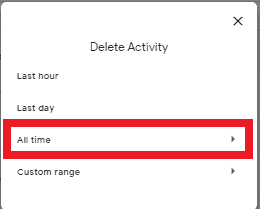 How to Delete Google Activity on a Computer step 7
