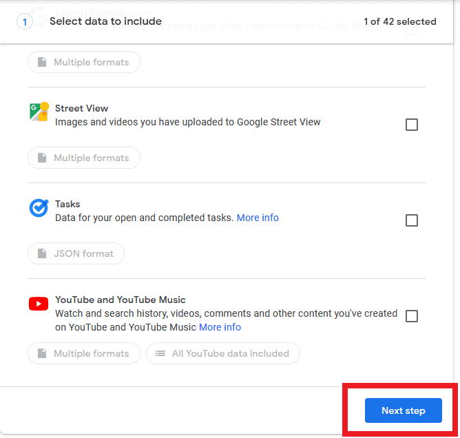 How to Download and Save Your Data step 4
