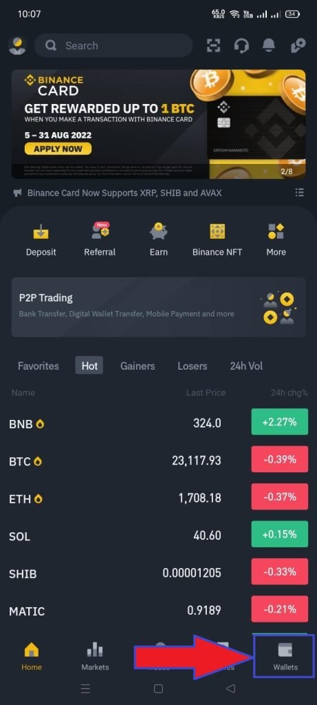 How To Withdraw Crypto From Binance