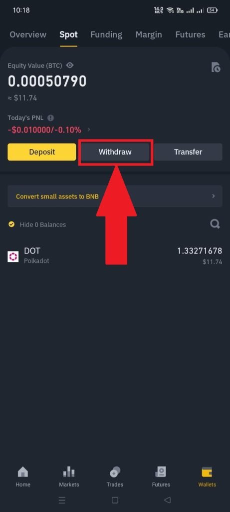 How To Withdraw Crypto From Binance