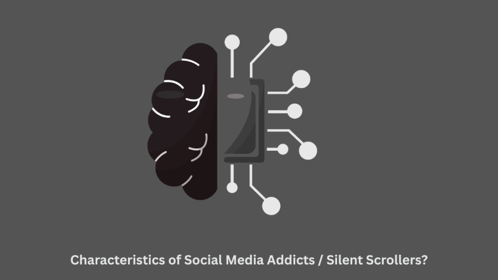 social media addiction, silent scroller, digital brain, tech dependency, online behavior, dopamine loop, social media psychology, digital habits, attention economy, internet addiction, human and technology, social media traits