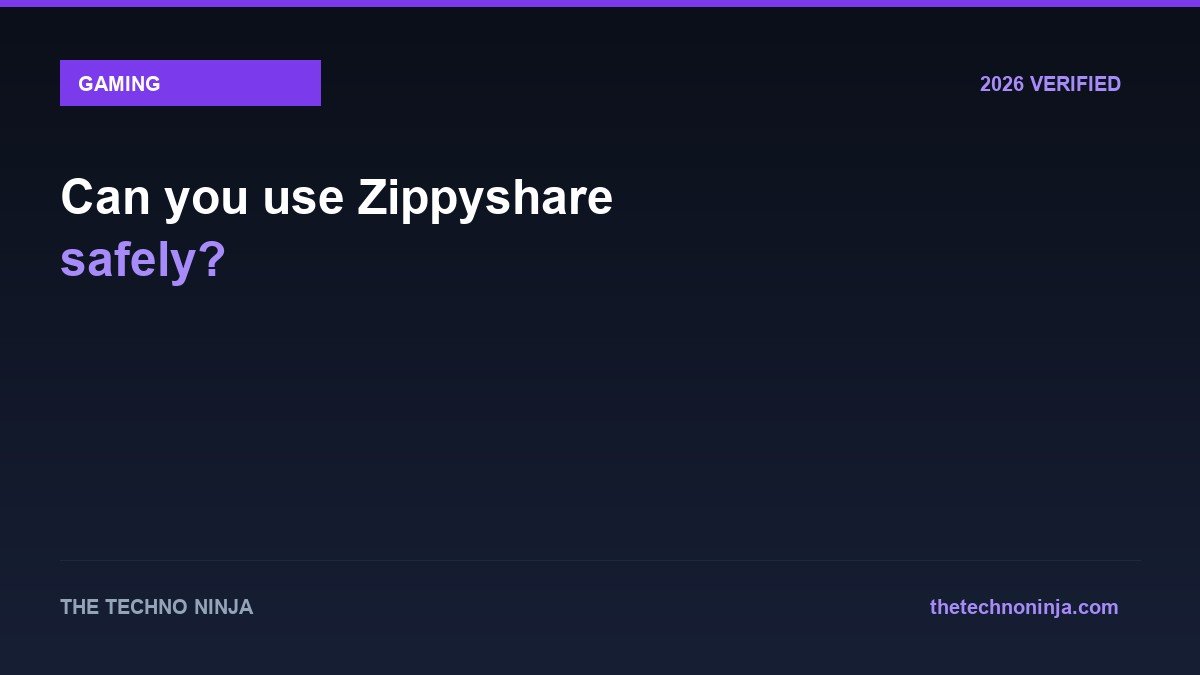 Can you use Zippyshare safely? - 2026 Verified Review & Guide | The Techno Ninja