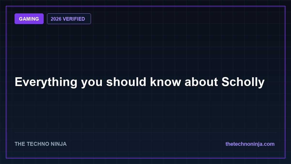 Everything you should know about Scholly (2026 Guide & Hands-On Review) - 2026 Verified Review & Guide | The Techno Ninja